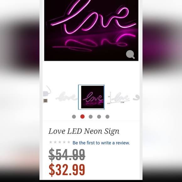 🆕LAST One***27" Pink Neon Love Sign. - Picture 13 of 13